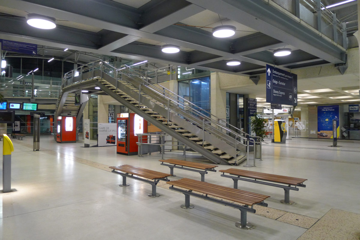 Gare Tgv Chessy Marne La Vallee France By Light